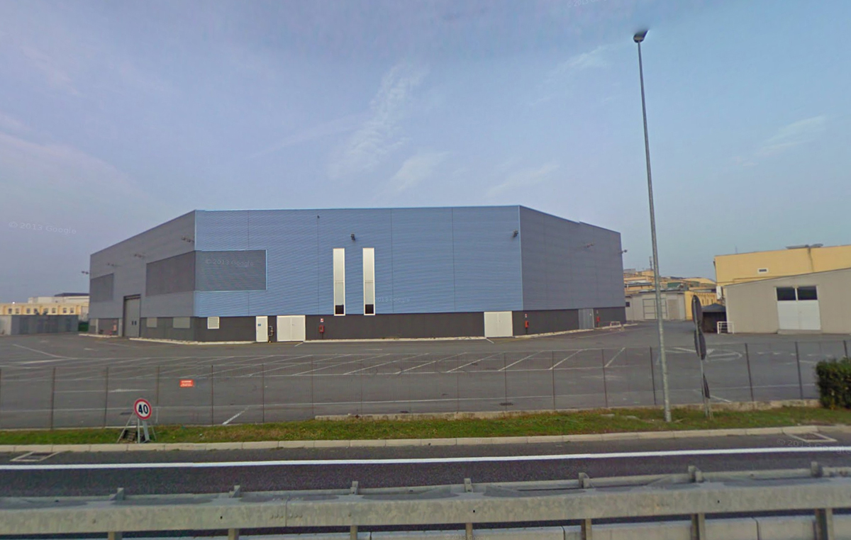 Padiglione fieristico in acciaio